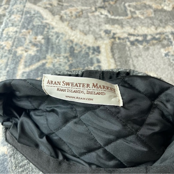 Gray Wool Flat Cap Kids - Picture 4 of 6